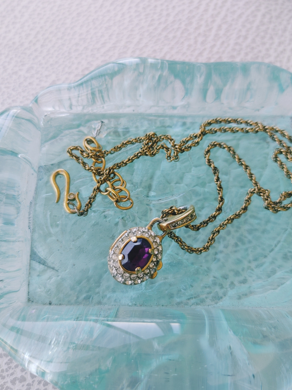 Vintage Amethyst Locket